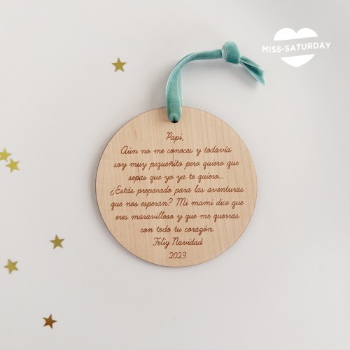 Bola de Navidad Futuro papá