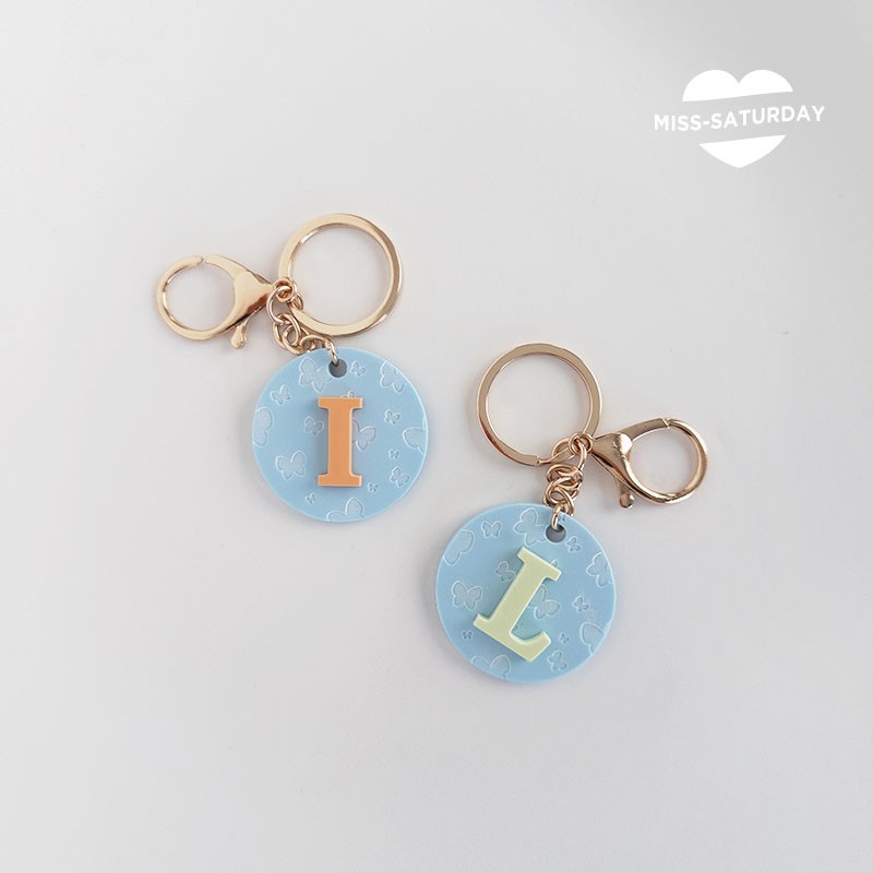 Llaveros detalle de comunión, temática mariposa