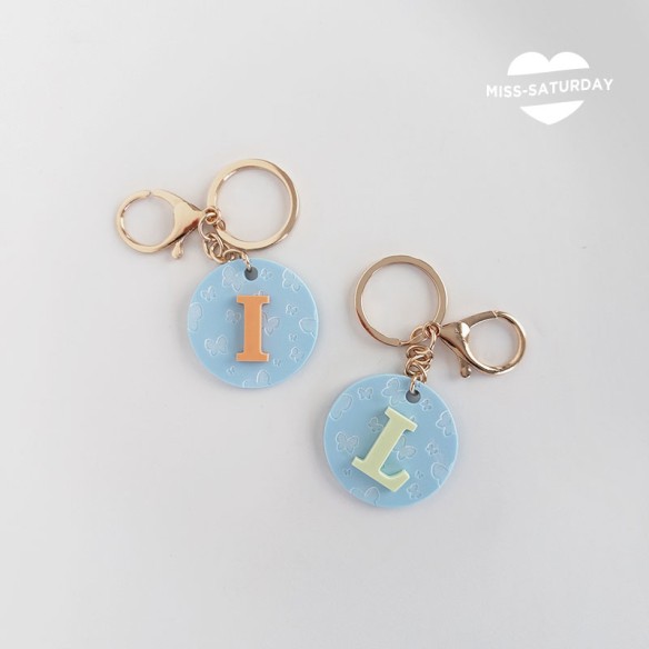 Llaveros detalle de comunión, temática mariposa