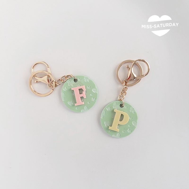 Llaveros Mariposas verde