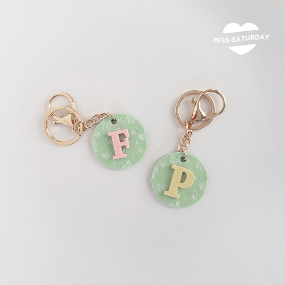 Llaveros Mariposas verde