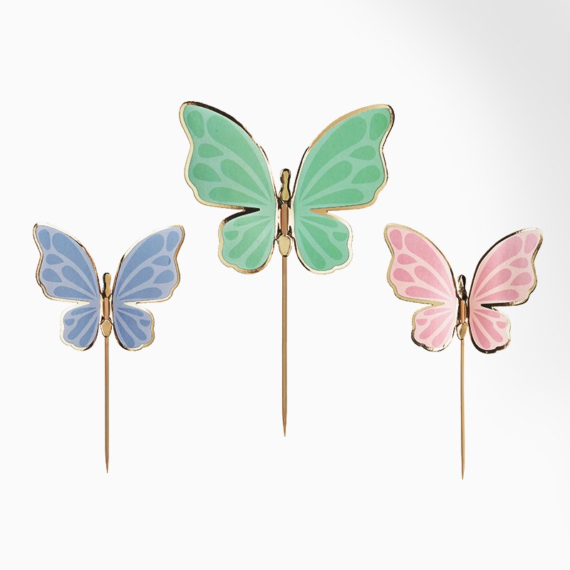 Toppers mariposas