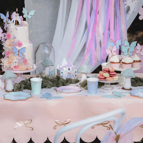 Mesa dulce infantil mariposas