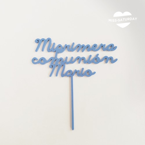 Topper personalizado Mi primera comunión 2