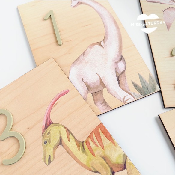 Meseros comunión dinosaurios