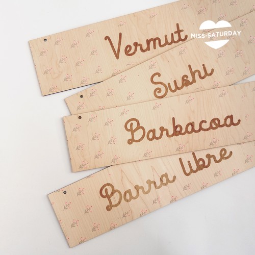 Cartel para puestos de comida