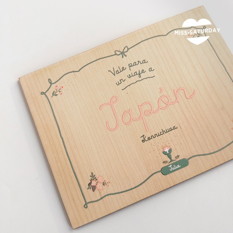 Tarjeta regalo personalizada