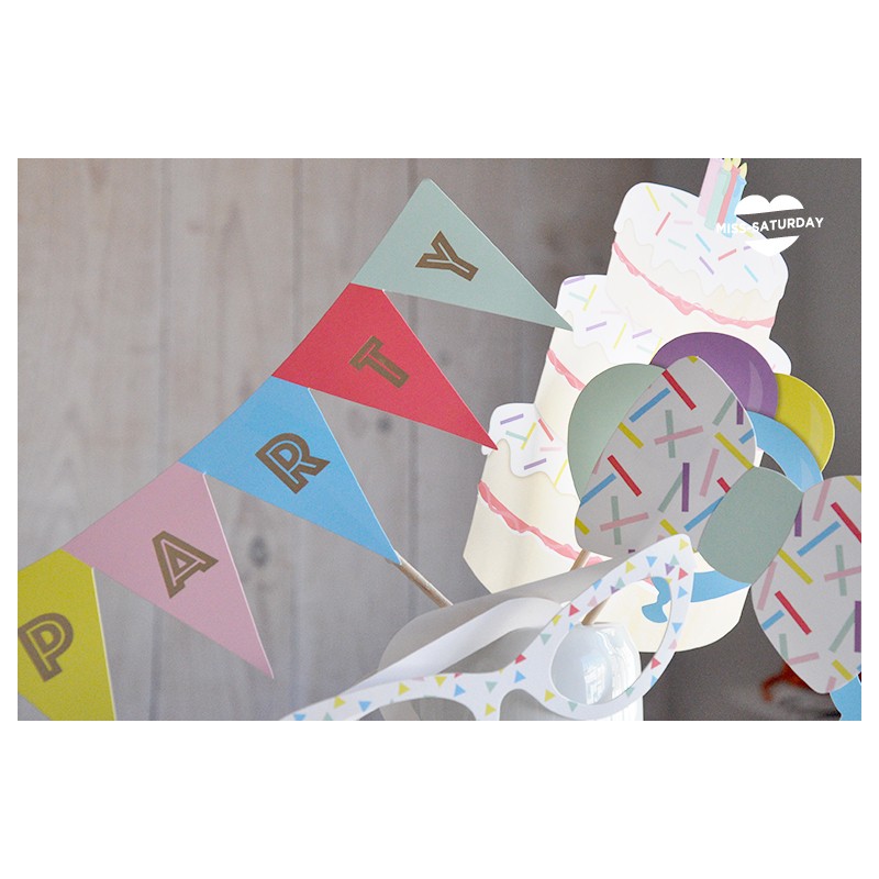 10 palillos Photocall Party