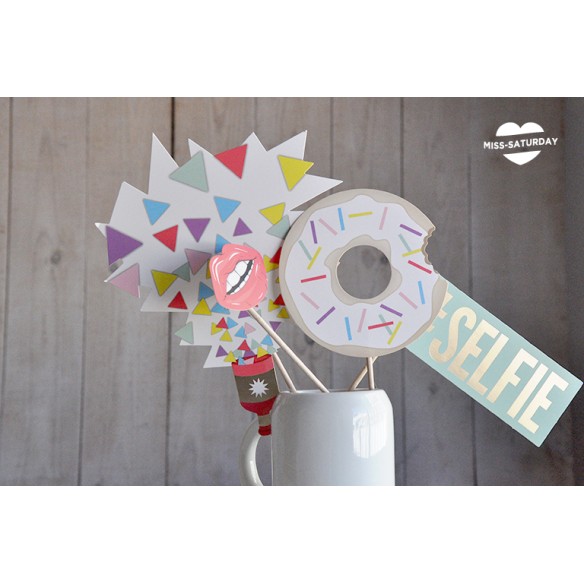 10 palillos Photocall Party