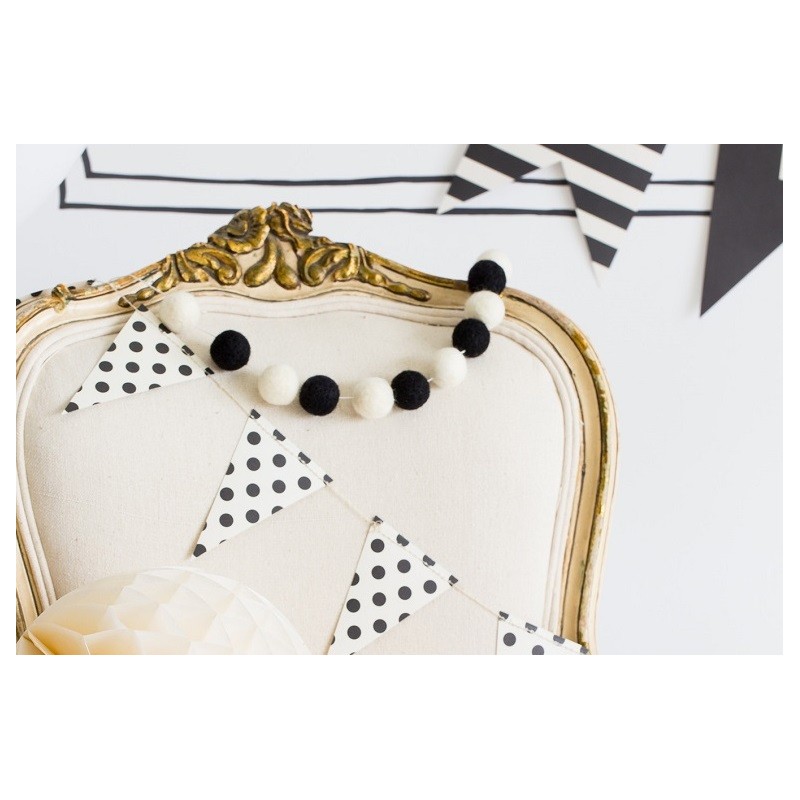 Guirnalda banderines puntos