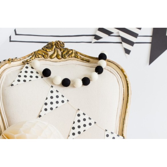 Guirnalda banderines puntos