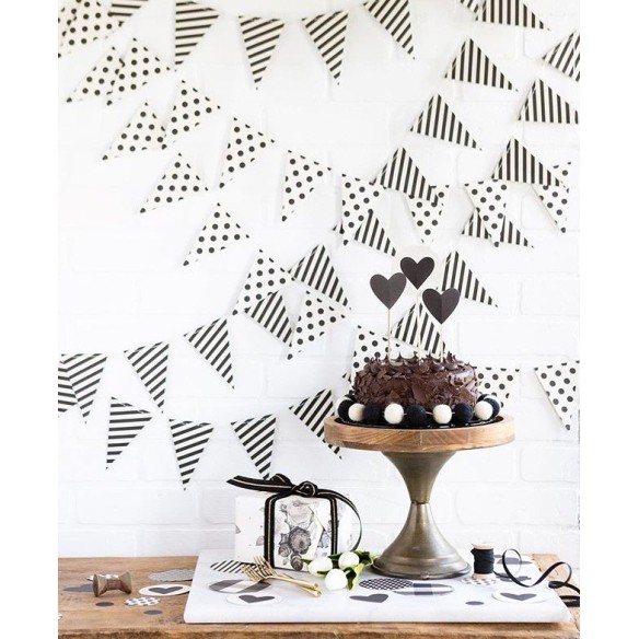 Guirnalda banderines puntos