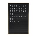 Tablero con letras Letter board