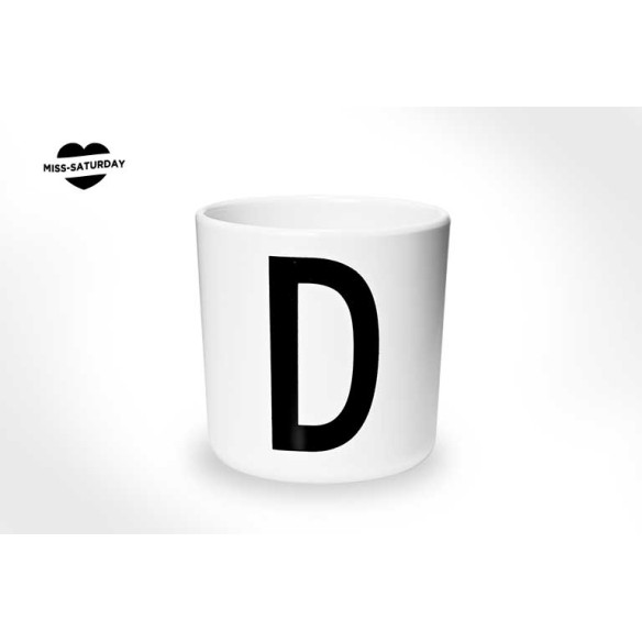 Vaso melamina - Letra D