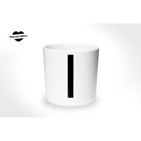 Vaso melamina - Letra I