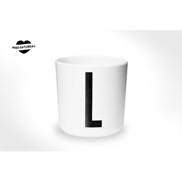 Vaso melamina - Letra L