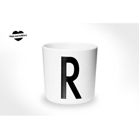 Vaso melamina - Letra R