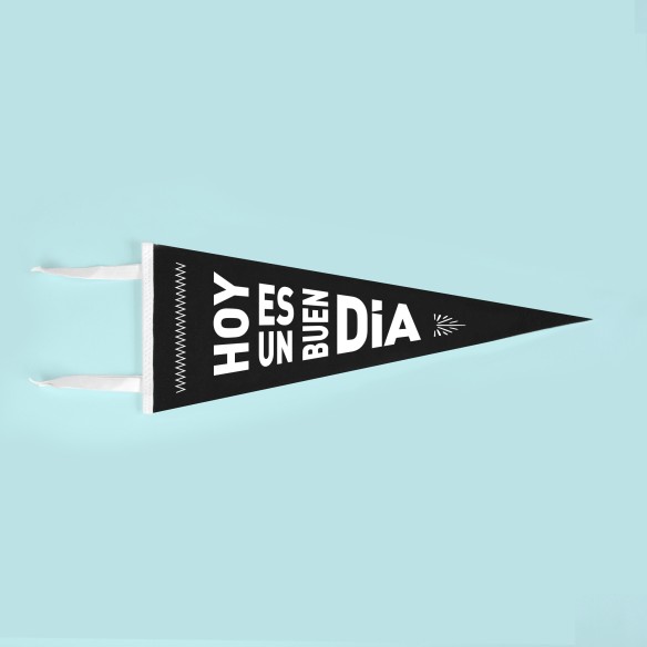 Banderín Hoy es un buen día
