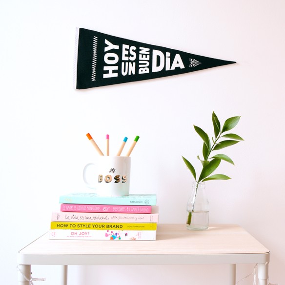 Banderín Hoy es un buen día