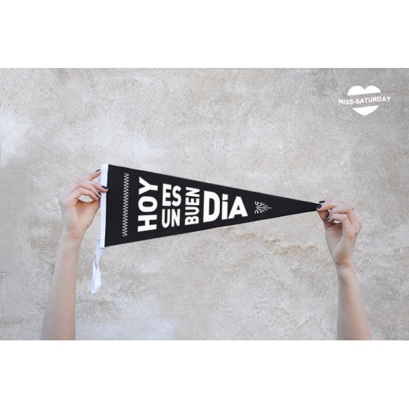 Banderín Hoy es un buen día