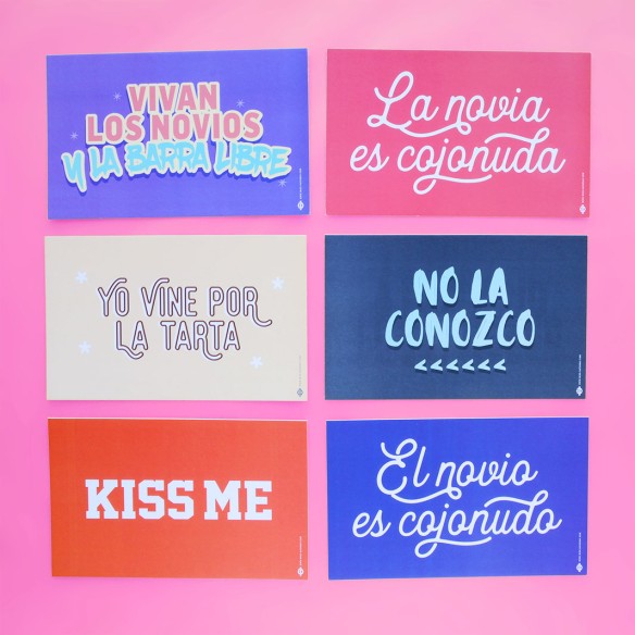 6 Carteles photocall Happy 1