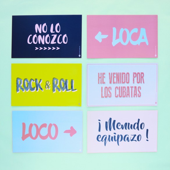 6 Carteles photocall Happy 4