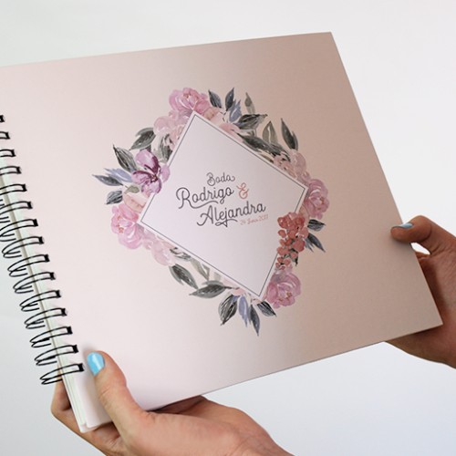 Libro de firmas para boda personalizado – Libro de firmas estilo fashion –  Manocreaciones KS