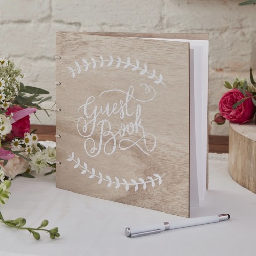 Libro de firmas boda: Libro de invitados personalizado y moderno para dejar  recuerdos y huellas a los novios en su boda - Idea de regalo o detalle de