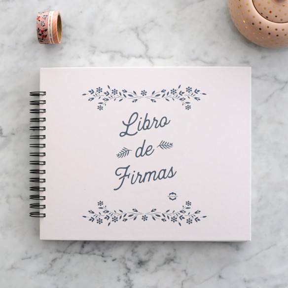 Álbum Fleurs rosa palo