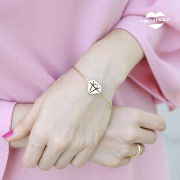 Pulsera Bride to be en Oro