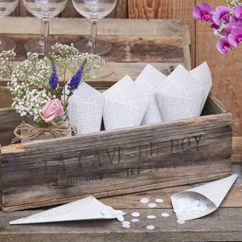 10 Conos para arroz Periódico 2