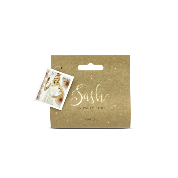 Banda raso Bride to be oro