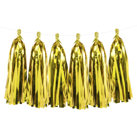 Guirnalda Tassel dorado