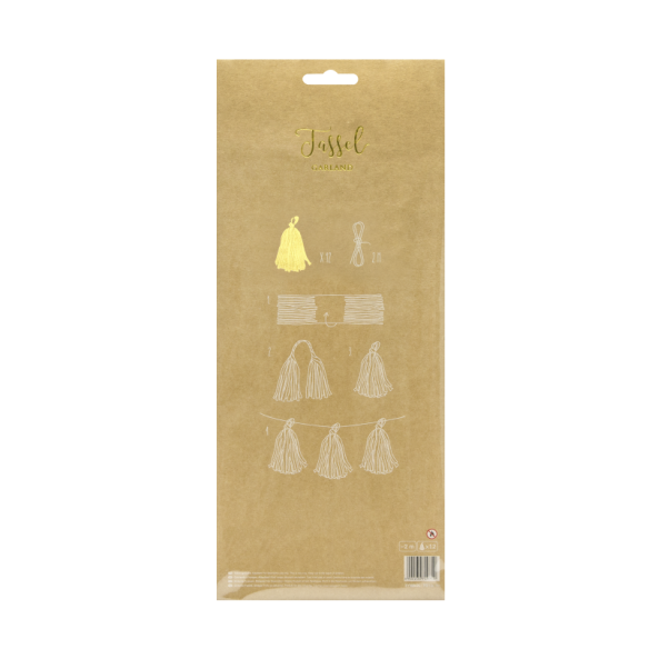 Guirnalda Tassel dorado