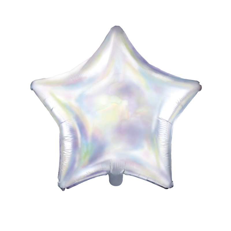 Globo iridiscente estrella