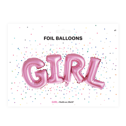 Globo foil Girl 2