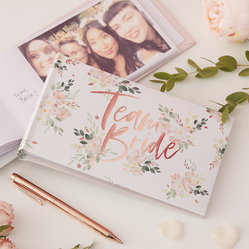 Álbum de fotos Team Bride Floral