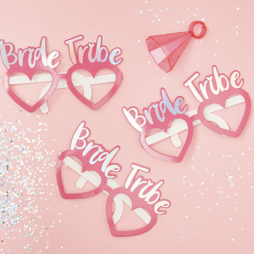 8 Gafas Rosa Team Bride 2