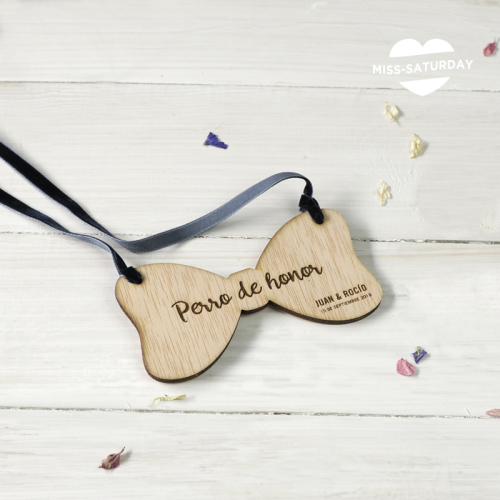 Collar personalizado perro Pajarita