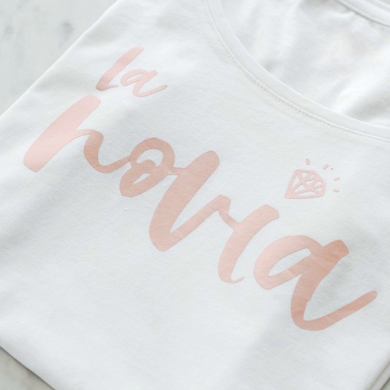 Camiseta La novia - Oro Rosa Camiseta La novia - Oro Rosa