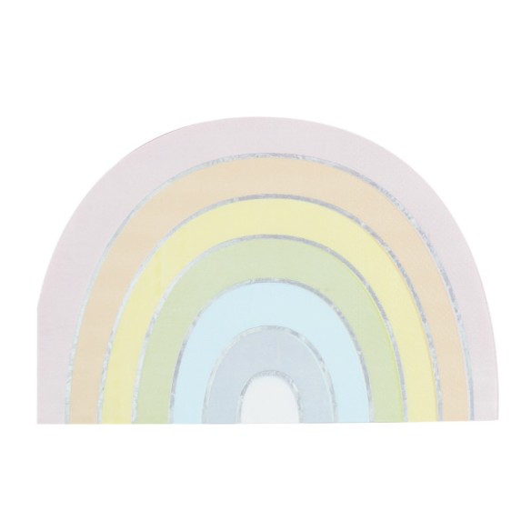 16 Servilletas Arco Iris