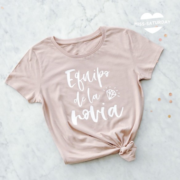 Camiseta La novia - Rosa