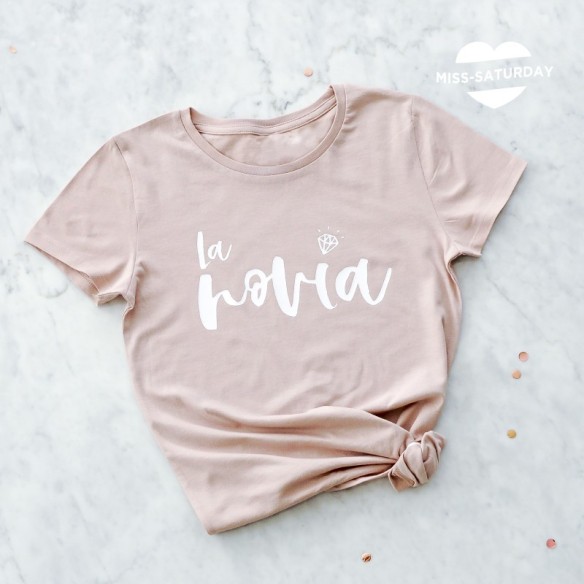 Camiseta La novia - Rosa