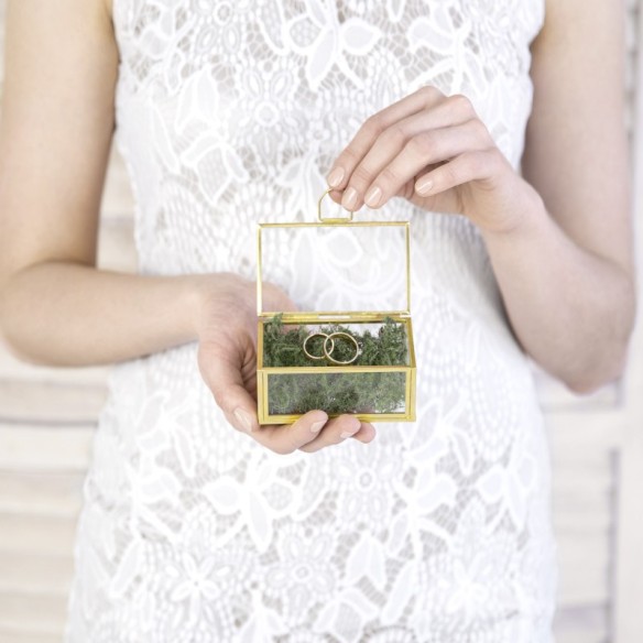 Caja porta alianzas personalizada