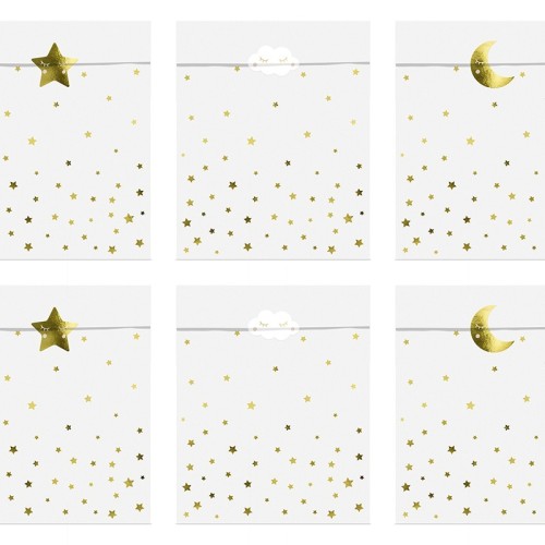 6 Bolsitas para chuches Little star