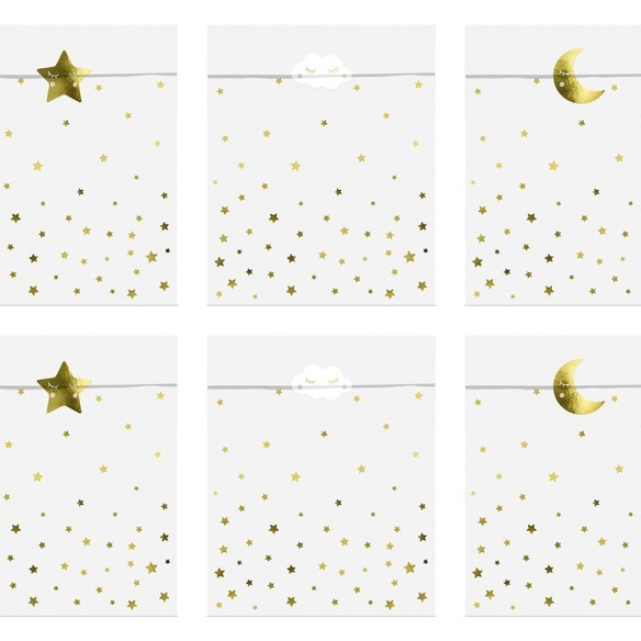 6 Bolsitas para chuches Little star