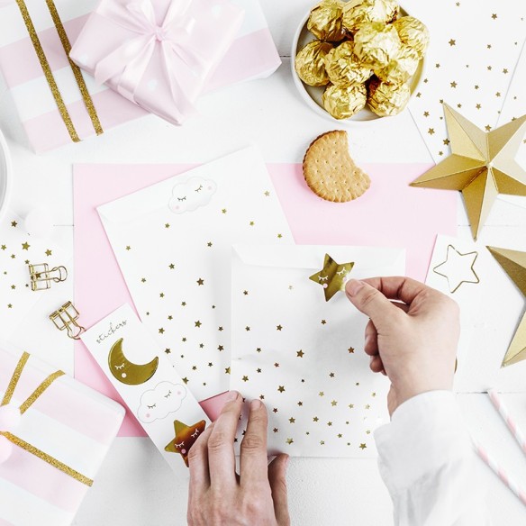 6 Bolsitas para chuches Little star