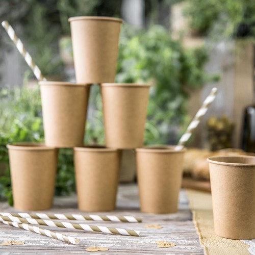 Vasos de papel rosa 2