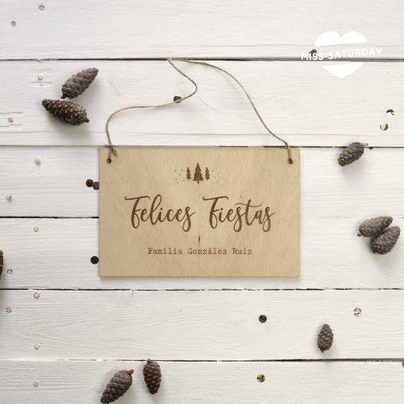 Cartel Felices Fiestas