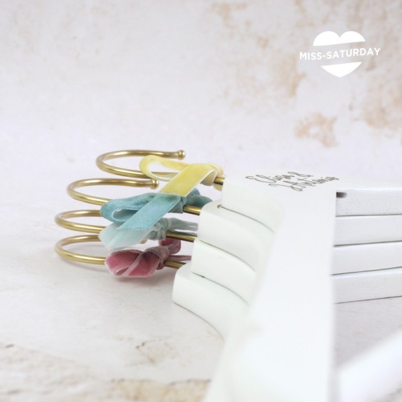 Percha BLANCA Dama de honor